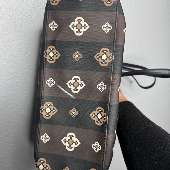 Brighton F327990 women's leather handbag tote black &‎ white double handle - Picture 15 of 16